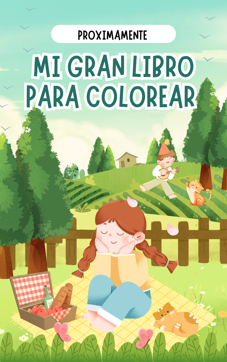 Portada de Mi gran libro para colorear
