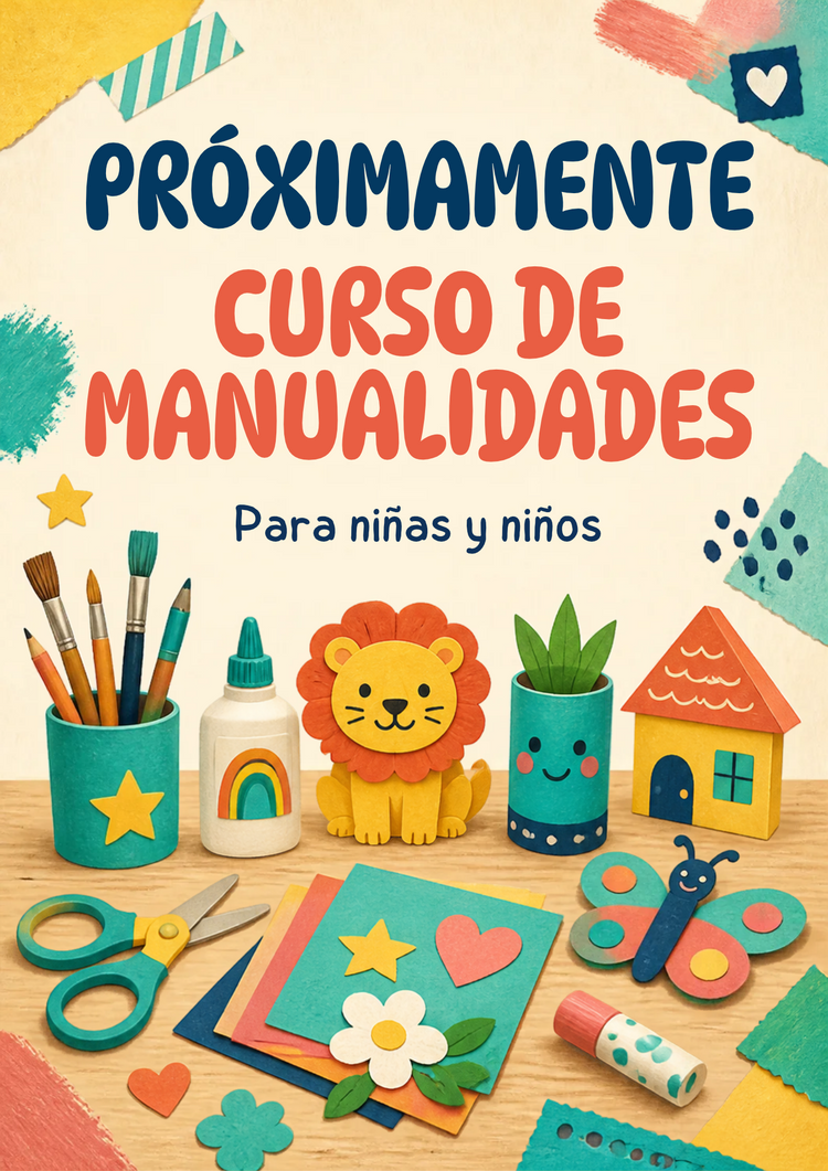 Portada del Curso de manualidades para niñas y niños